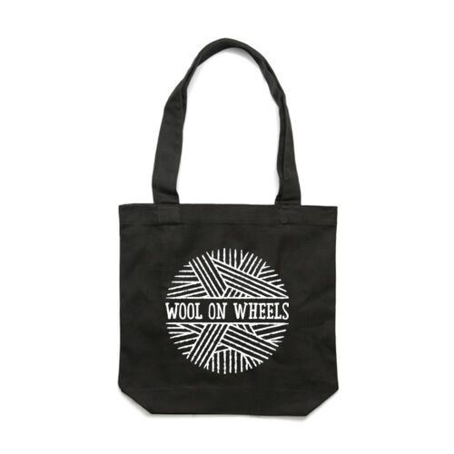 Wool on Wheels Tote with Tagline Thumbnail